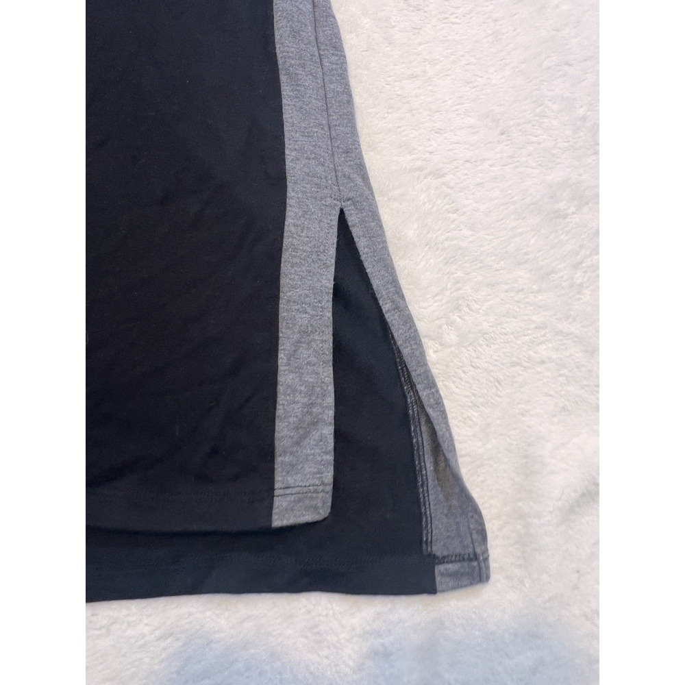 Eileen Fisher Black Gray Striped 2 Piece Set Leggings Turtleneck Long Sleeve M - Picture 7 of 12